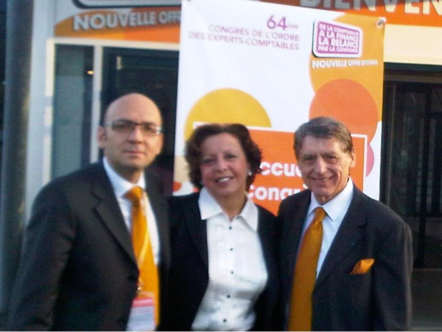 Pierre PREJEAN ; Agnès BRICARD et Janin AUDAS, rapporteurs généraux du 64eme Congrès de l'Ordre des Experts Comptables